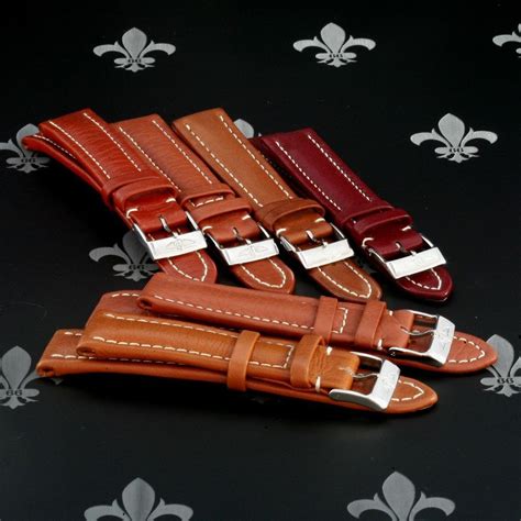 breitling watch straps for sale uk|genuine Breitling leather watch strap.